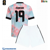Fotballdrakt Barn Belgia Diego Moreira #19 Bortedraktsett VM 2026 Kortermet (+ Korte bukser)